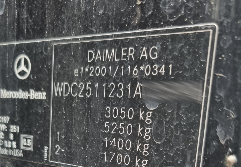 VIN na typovém štítku